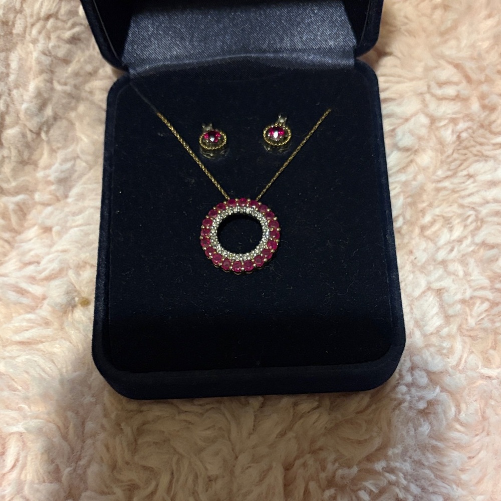 KEEPSAKE the Label Gold Necklace with Pink and White Accents
